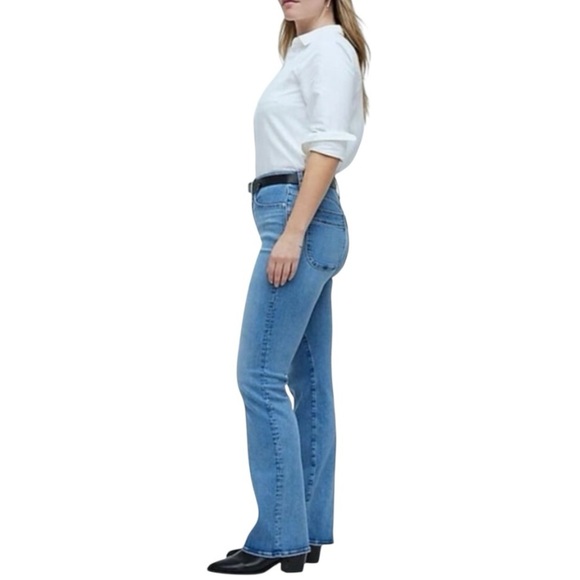 Madewell Cali Demi Boot Medium Wash Stretch Denim Jeans Women’s 32 - Picture 2 of 15